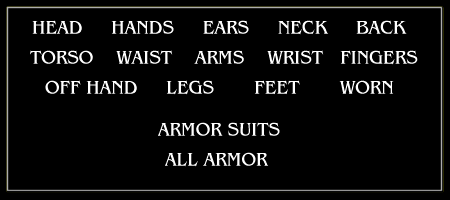 Click on a item name to jump there